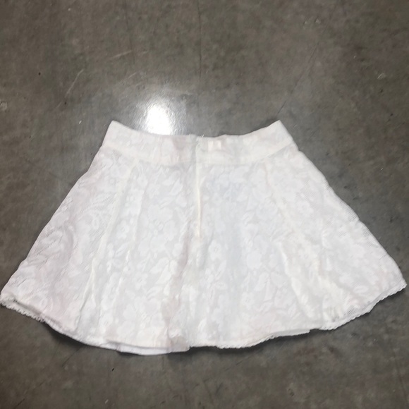 White lace cotton skater skirt - Picture 3 of 5